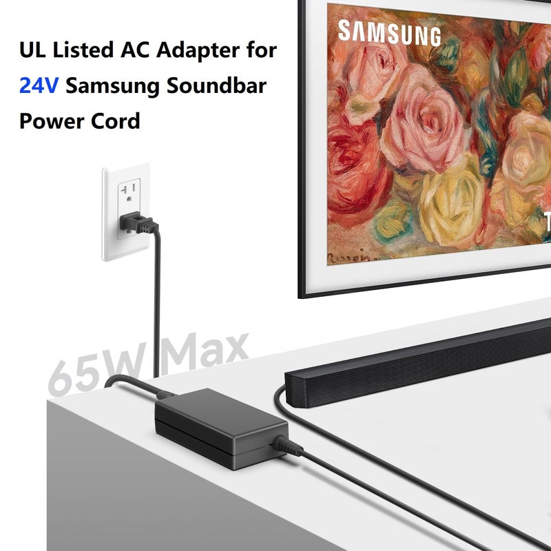 HKY 24V AC Charger For Samsung HW-J355 HW-J370 HW-J450 HW-J550 HW-J551 HW-JM37 HW-JM47 HW-J8500 Soundbar HW-K551 HW-K550 HW-K450 HW-H550 HW-H7500 HW-H7501 HW-M550 HW-FM35 HW-FM55 HW-KM45C Power Supply - Image 2